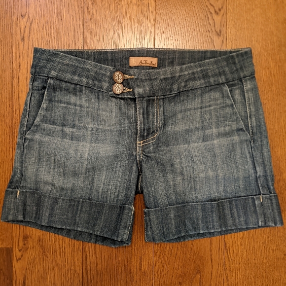 See Thru Soul Pants - Denim Women's shorts size 27 SeeThruSoul Brand